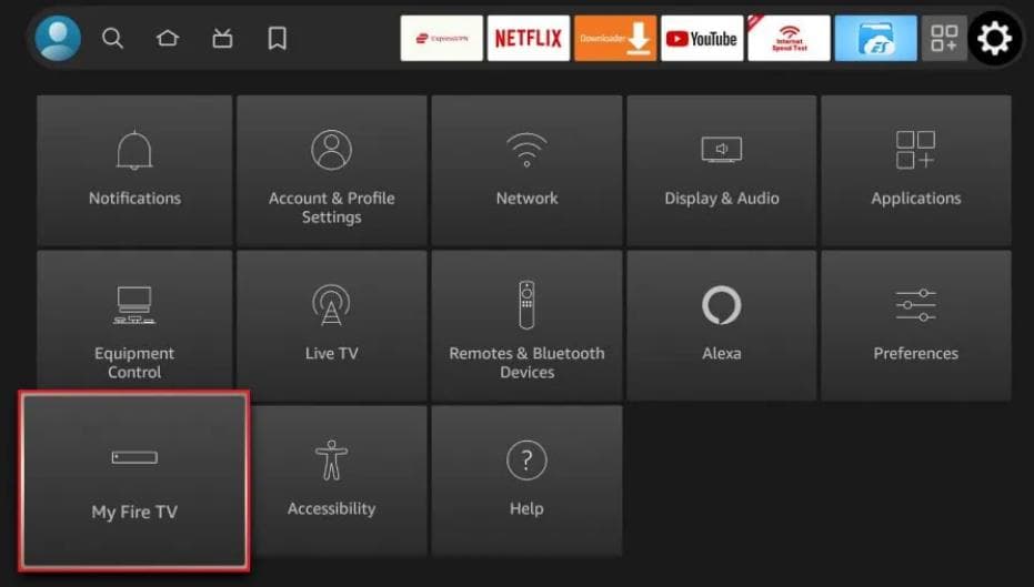Developer Options u podešavanjima Fire TV Stick